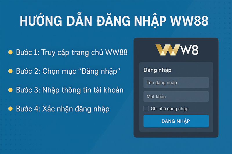 Hướng dẫn chi tiết cách đăng nhập WW88
