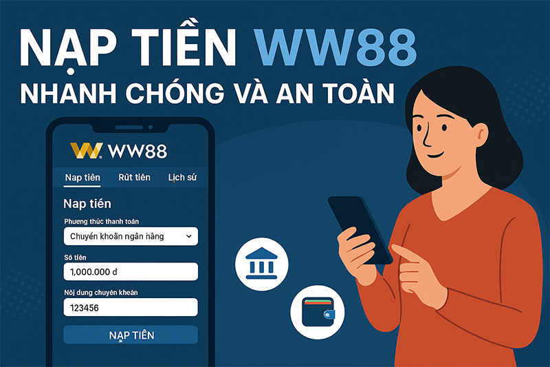 Các phương thức nạp tiền WW88
